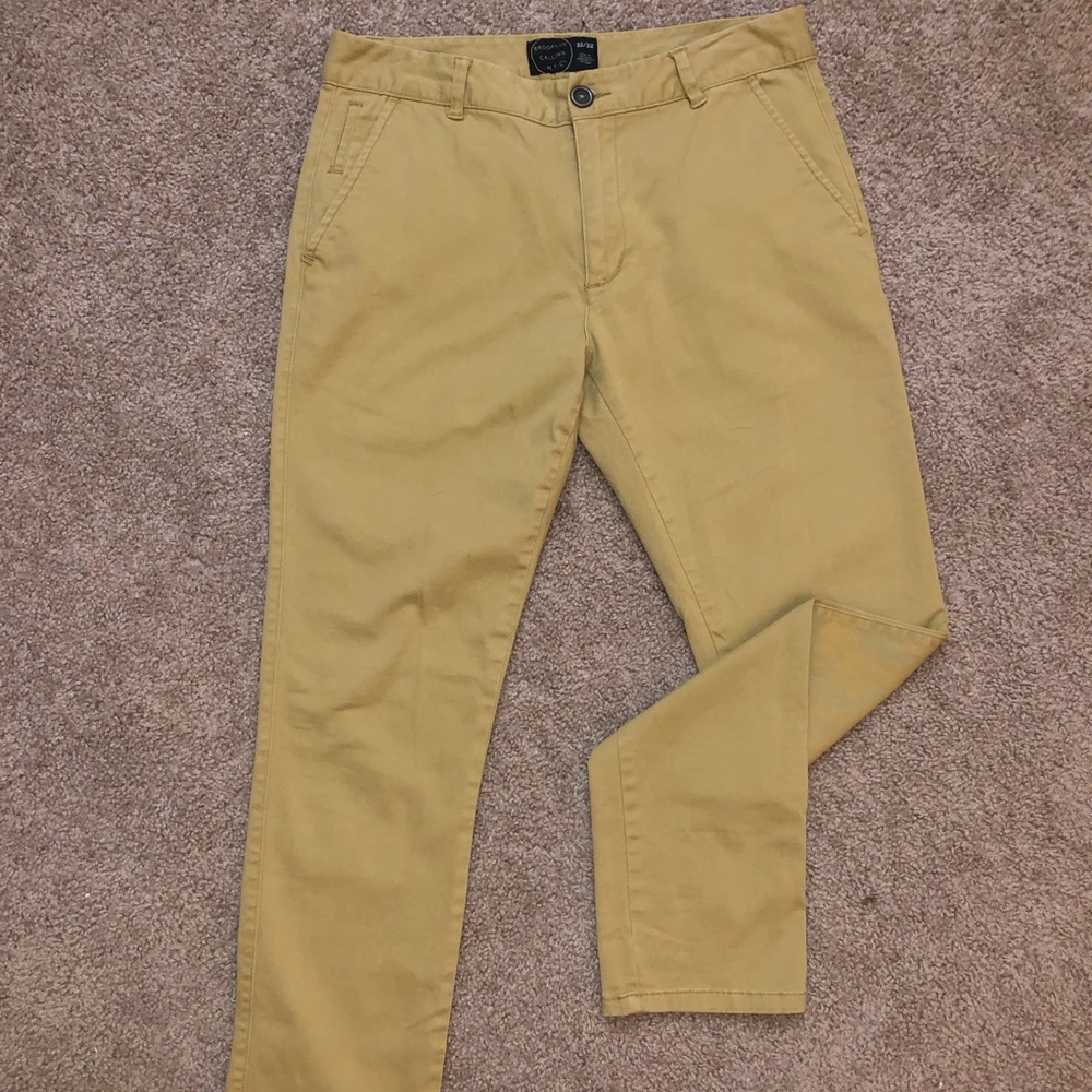 Men’s Khaki Straight Pants